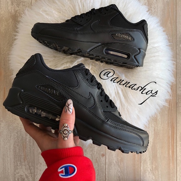 NWT Nike ID Custom Air Max 90 Triple Black NWT NWT Nike ID Custom Air Max 90 Triple Black NWT
